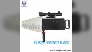 Gun-type drone jammer