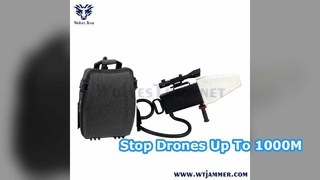 Up To 1000M Combined‑type 3‑Channel WiFi And GPS Drone Jammer For Outdoor
