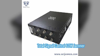 8 Bands 160W Wireless Signal Jammers With Omni‑Directional Antennas And Built-In Battery 