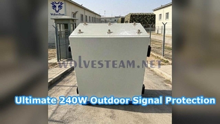 Jail Signal Jammer Waterproof With 6 Channel Omni Directional Antennas For 100-300 M 300W Cell Phone