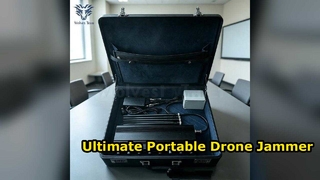Dual Use Briefcase Desktop Signal Jammer, Compact Easy to Carry for On the Go And Field Use