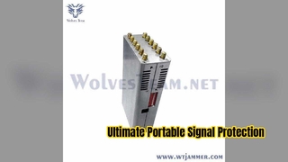 Lightweight 12 Watt Handheld 12 Channels Signal Jammer 2G 3G 4G WiFi GPS 315 433MHz Cell Phone Signa