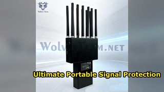 16 Antenna 16 Watt 5G Handheld Cell Phone Signal Jammer With  Battery Inside